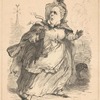 James Buchanan The bewildered old woman (caricature). (Vanity Fair, January 7, 1860)