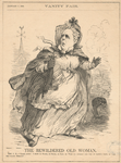 James Buchanan The bewildered old woman (caricature). (Vanity Fair, January 7, 1860)