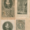 George Villers [Villiers] Duke ofBuckingham [three portraits];  The Duke of Buckingham stabbed by Felton.