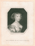 Duchess of Buckingham. (Engraved by Edward Scriven, after Sir Peter Lely)