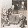 The kind of training required for future American Statesmen. (... William Cullen Bryant of the three-card monte, ...) (Caricature)