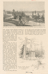 The view from the Piazza of Cedarmere, looking over the Bryant estate and Hempstead Bay; William Cullen Bryant's grave in the cemetery at Roslyn. (Munsey's Magazine, p. 245)