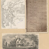 Topography of Cedarmere; The Bryant homestead. [Three images]