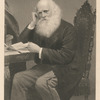 William Cullen Bryant (autograph). Likeness from an authentic  photograph from life.