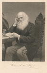 William Cullen Bryant (autograph). Likeness from an authentic  photograph from life.