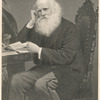 William Cullen Bryant (autograph). Likeness from an authentic  photograph from life.