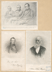Bryant, Webster, and Irving as they appeared at the public meeting held in memory of J. Fenimore Cooper in 1852; William Cullen Bryant [two portraits].
