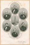 Governors of the New England States, 1862. (Wm. Buckingham, et al.); Bunker Hill monument.