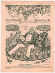 Fröhliche Ostern. "Acht Tage war der Bülow Frant! ..." [cartoon](Jugend, Nr. 16, 1906.)
