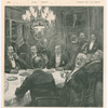 Vom Parlamentarischen Abend beim Reichskanzler v. Bülow am 24. Februar: im Bismarck-Zimmer. (Illustrirte Zeitung, Nr. 3166, 3. März 1904)