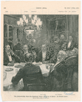 Vom Parlamentarischen Abend beim Reichskanzler v. Bülow am 24. Februar: im Bismarck-Zimmer. (Illustrirte Zeitung, Nr. 3166, 3. März 1904)