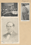 The Democratic National Committee in session; William Jennings Bryan [two portraits].