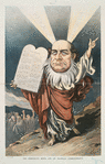 The Democratic Moses and his selfmade commandments. [William Jennings Bryan]