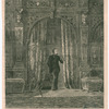 The late Lord Lytton at home at Knebworth.