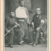 Ernest [Ernst] de Bunsen, with two of the wounded French soldiers.