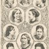 Celebrated English "ladies of the time." (4. Baroness Burdett-Coutts).