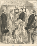 Marriage of Baroness Burdett-Coutts and Mr. Ashmead-Barlett, on Saturday last. (The Illustrated London News, Feb. 19, 1881, [p.] 176.)