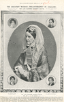 The late Baroness Burdett-Coutts. Born, April 21, 1814, died, December 30, 1906. (The Illustrated London News, Jan. 5, 1907, [p.] 19.)