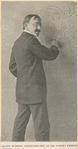 Gelett Burgess, producing one of his famous frescos.