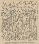 Burgoyne reprimanding the Indians. (New York, Sunday, August 21, 1887.)