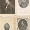 Edmund Burke [4 portraits] Engraved after the portrait by Sir Joshua Reynolds ; Printed for Bells edition of the Constitutional Classics, 1814 ; Drawn from Life by W.H. Brown, and engraved by C. Warren ; Engraved for the Universal Magazine respectively.