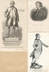 Edmund Burke [3 images] 1. By J. Foley ; 2. Engraved by S. Freeman ; 3. From the 'Connoiseur, July 1913.