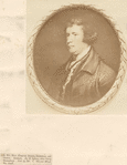 Rt. Hon. Edmund Burke, Stateman and Orator. Enamel. By H. Spicer, after Ozias Humphrey.