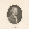 Burke [miniature port. from a book with biography]