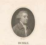 Burke [miniature port. from a book with biography]