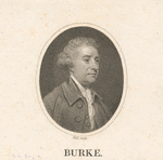 Burke [miniature port. from a book with biography]