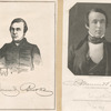 Edmund Burke U. States Commissioner of Patents [2 portraits]. Portrait #2 engraved by T. Doney for the Democratic Review from a Daguerreotype by Plumbe. [Jan. 1817]