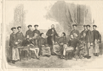 The Hon. Anson Burlingame, Ambassador of the Chinese Empire, with the members of his legation [The Illustrated London News, Supplement, Oct. 3, 1868, pg. 325]