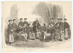 The Hon. Anson Burlingame, Ambassador of the Chinese Empire, with the members of his legation [The Illustrated London News, Supplement, Oct. 3, 1868, pg. 325]