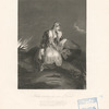 Medora watching the return of Conrad. [Illus. from From Byron's 'The Corsair'].