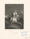 Medora watching the return of Conrad. [Illus. from From Byron's 'The Corsair'].