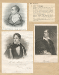 Byron, by Westall, from the 'European Magazine.' - Byron, painted by G. Sanders ; engd. by R. Soper - Byron  by T. Phillips, R.A. ; W.J. Edwards.