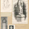 Lord Byron - statues, etc.: 1. By Thorwaldsen. 2. Par Bitali, inauguree a Missolonghi, le 6 Decembre 1881. 3. By Alfred Drury. 4. From the bust by Bartolini.
