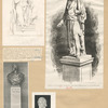 Lord Byron - statues, etc.: 1. By Thorwaldsen. 2. Par Bitali, inauguree a Missolonghi, le 6 Decembre 1881. 3. By Alfred Drury. 4. From the bust by Bartolini.