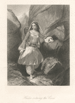 Haidee entering the Cave. [illus. from Lord Byron's 'Don Juan'?].