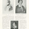 No. XXIII.--Byron from a sketch made by Count D'Orsay in 1823 ; No. XXIV.--Byron from Charles Turner's engraving in 1825 of a miniature by Lady Caroline Lamb ; No. XXV.--Byron from a miniature in the possession of La Contess Gamba