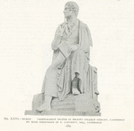 The Authentic portraits of Byron (from The Connoisseur, Aug. 1911, p. 260): No. XXVI Thorwaldsen statue in Trinity College Library, Cambridge.