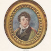 Lord Byron, from the miniature given by him to Leigh Hunt and now owned by Mr. J. Pierpont Morgan.