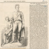 Robert O'Hara Burke. The Burke and Wills monument at Melbourne, Aaustralia. [From The Illustrated London News, July 22, 1865]