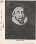 Robert Burton (after the portrait at Brasenose College, Oxford).