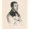 Edmond Bussière artiste ltihograph mont à [Nev?]erse 1841 35 an d'age né à Nebours[?] 1806 mort le 26 nov. 1841
