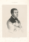 Edmond Bussière artiste ltihograph mont à [Nev?]erse 1841 35 an d'age né à Nebours[?] 1806 mort le 26 nov. 1841