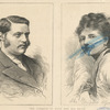 The Marquis of Bute and his bride. [The Graphic, April 20, 1872].