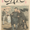 A case of 'Spoon.' - (from 'Chic', Vol. 1, No. 1, September 15, 1880.)