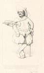 Benj. F. Butler - Caricatures, from W. Irving's History of N.Y. (Emmet Collection).