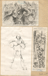 Reception of the 'Brute Butler' by the Ladies of the North ; [Butler on life preserver] ; Mortar and immortality.